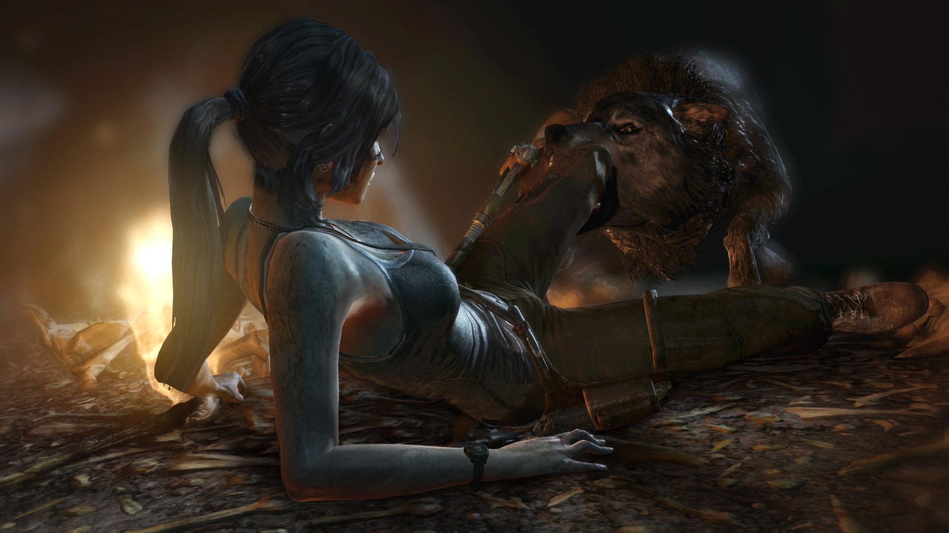 Lara intense tomb raider