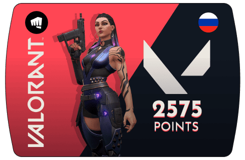 Карта пополнения Valorant Points –  2575 VP