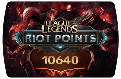 League of Legends - 10640 RP