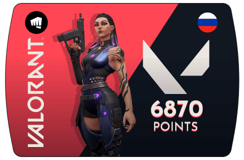 Карта пополнения Valorant Points –  6870 VP