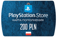 PlayStation Store Карта оплаты 200 zł (PLN/Польша)