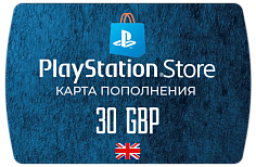 Playstation Store Карта оплаты 30 GBP (Великобритания)