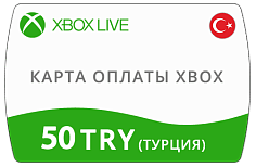 Карта оплаты Xbox Live 50 TRY (ТУРЦИЯ)