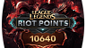 League of Legends - 10640 RP