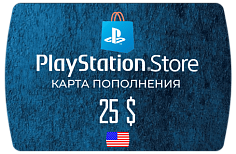 PlayStation Store Карта оплаты 25$ (USD/США)